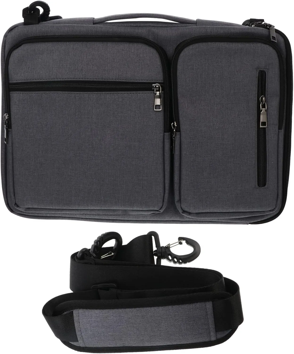 1pc Adjustable Handbag Capacity Messenger Bag with Comfortable Shoulder Strap for Business and Office Use