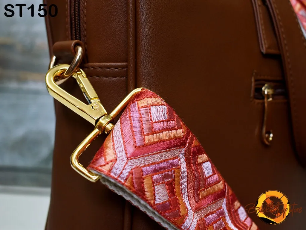 Adjustable Bohemian Sling Bag Strap Purse Strap Embroidered Crossbody Strap for Purses  Replacement Guitar Strap Handbag Strap Gift for Wife