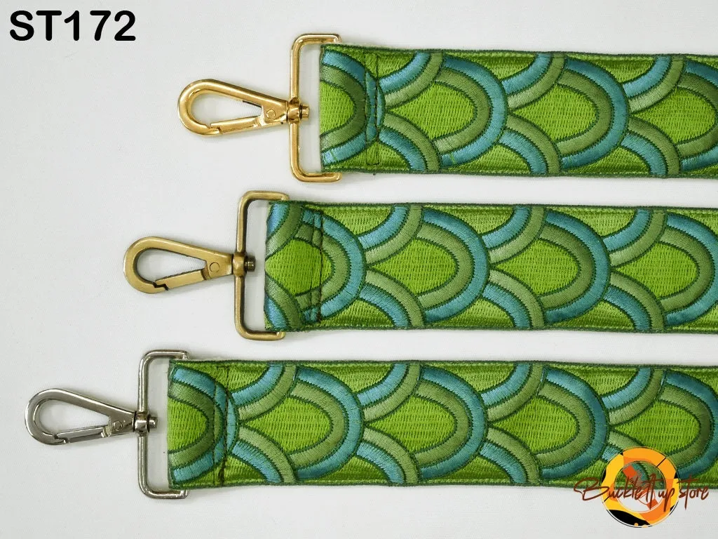 Adjustable Camera Strap Crossbody Strap for Purses Embroidered Handbag Boho Bag Strap Embroidery Replacement Strap Guitar Strap Gift for her