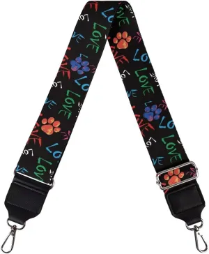 Adjustable Purse Strap Replacement, Wide Shoulder Canvas Bag Strap, Crossbody Handbag Strap