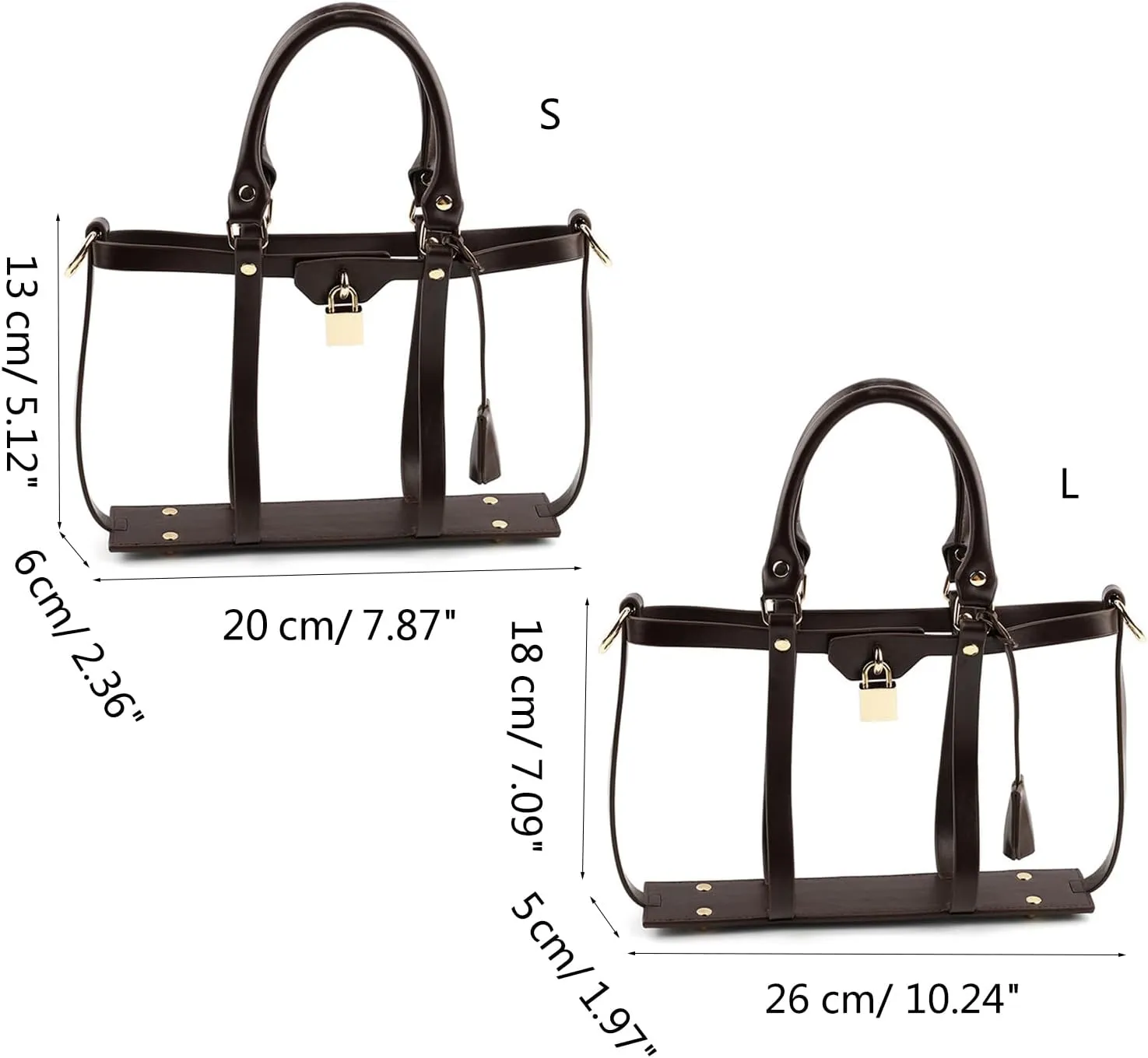 Adjustable Shoulder Strap Hollow Tote Bag Messenger Bag Set PU Encasement Conversion Kit Bag DIY Accessory