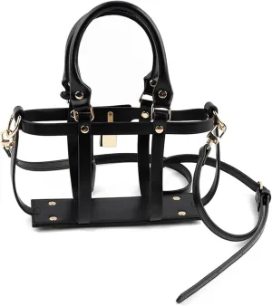 Adjustable Shoulder Strap Hollow Tote Bag Messenger Bag Set PU Encasement Conversion Kit Bag DIY Accessory