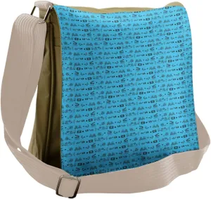 Ambesonne Cinema Messenger Bag, Doodle Movie, Unisex Cross-body