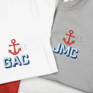 Anchor Embroidery Design File, Mini Anchor