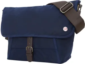 Bags Waxed Lincoln Messenger, Navy, One Size