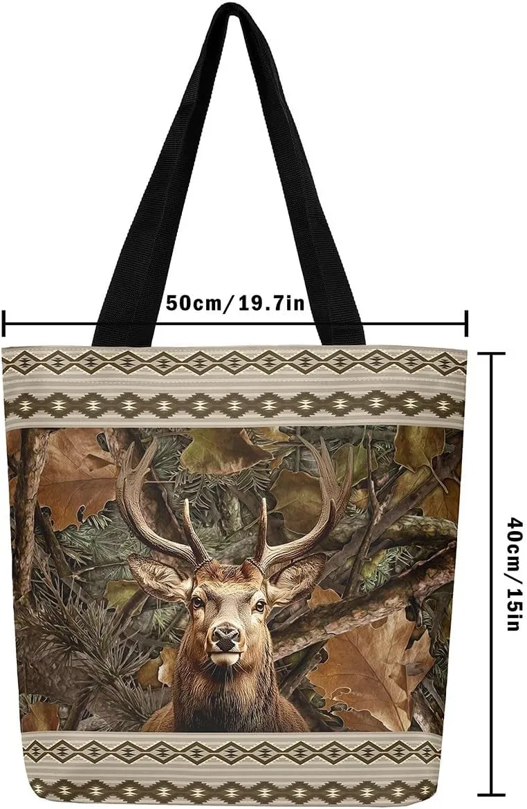 Bass Fish Canvas Bag for Kids Boys Girls,Vintage Fishing Canvas Tote Bag