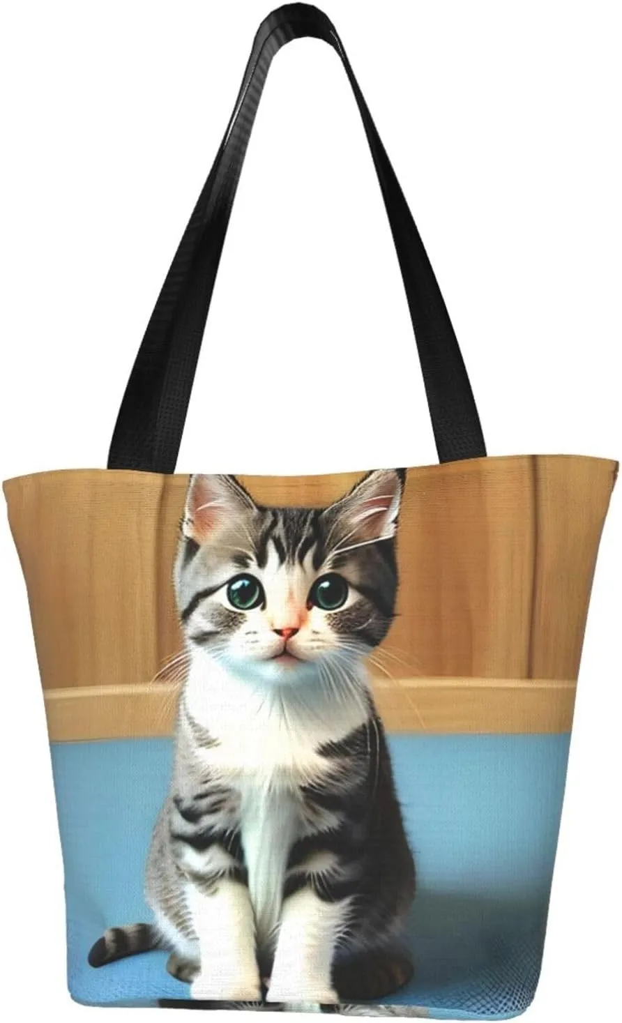 Bedroom kitten Women's Fashion Single Shoulder Handbags, Suitable for Weekend Travel Shopping Single Shoulder Bag Crossbody Shoulder Bag