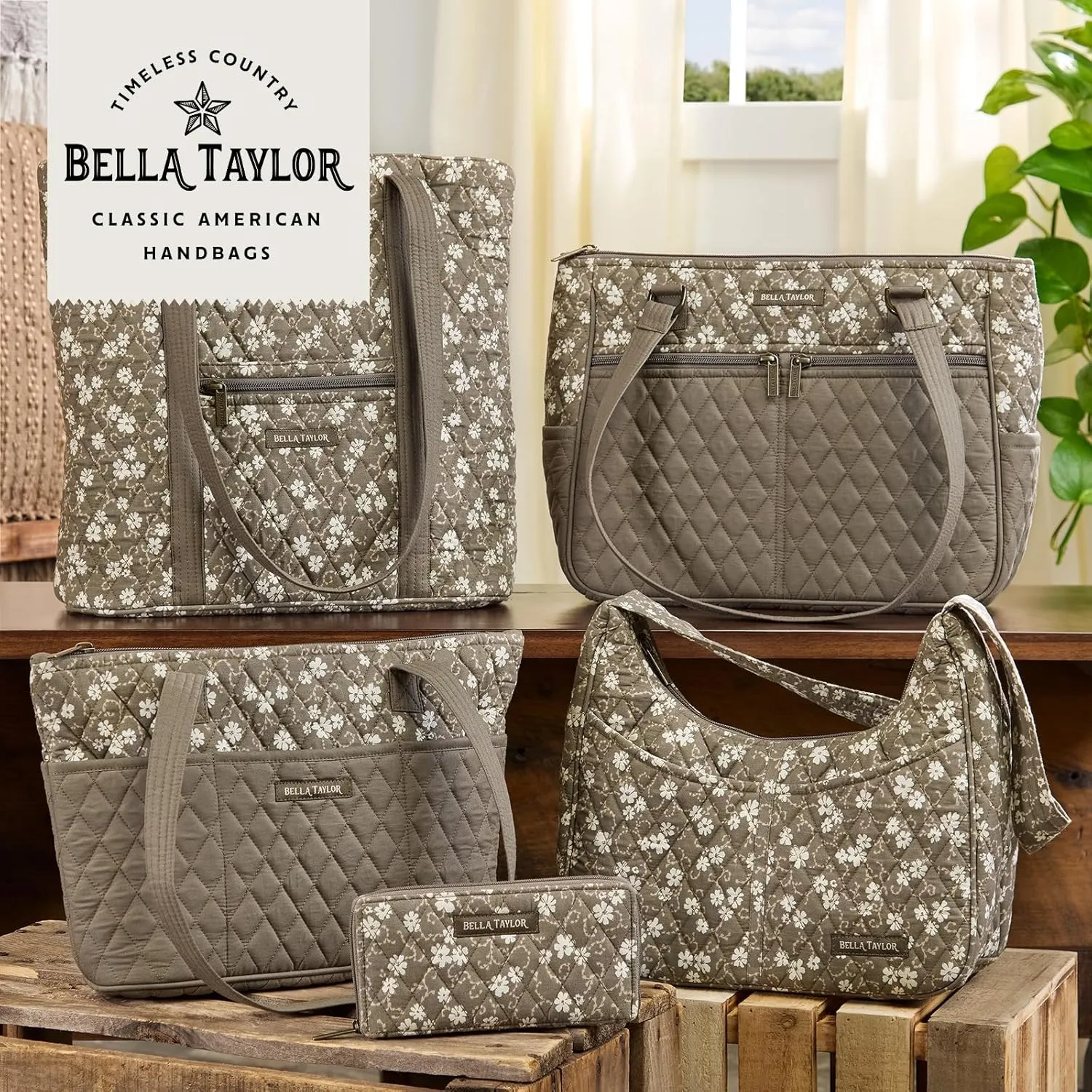 Bella Taylor Cash System Wallet for Envelope Budgeting - RFID Protected - Cash Stuffing Wallet with Detachable Wristlet