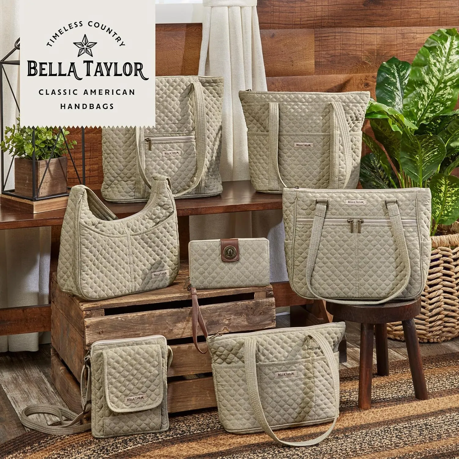 Bella Taylor Hipster Crossbody Purse for Women | Medium Size Shoulder Bag with Adjustable Strap
