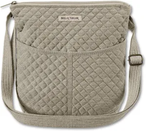 Bella Taylor Hipster Crossbody Purse for Women | Medium Size Shoulder Bag with Adjustable Strap