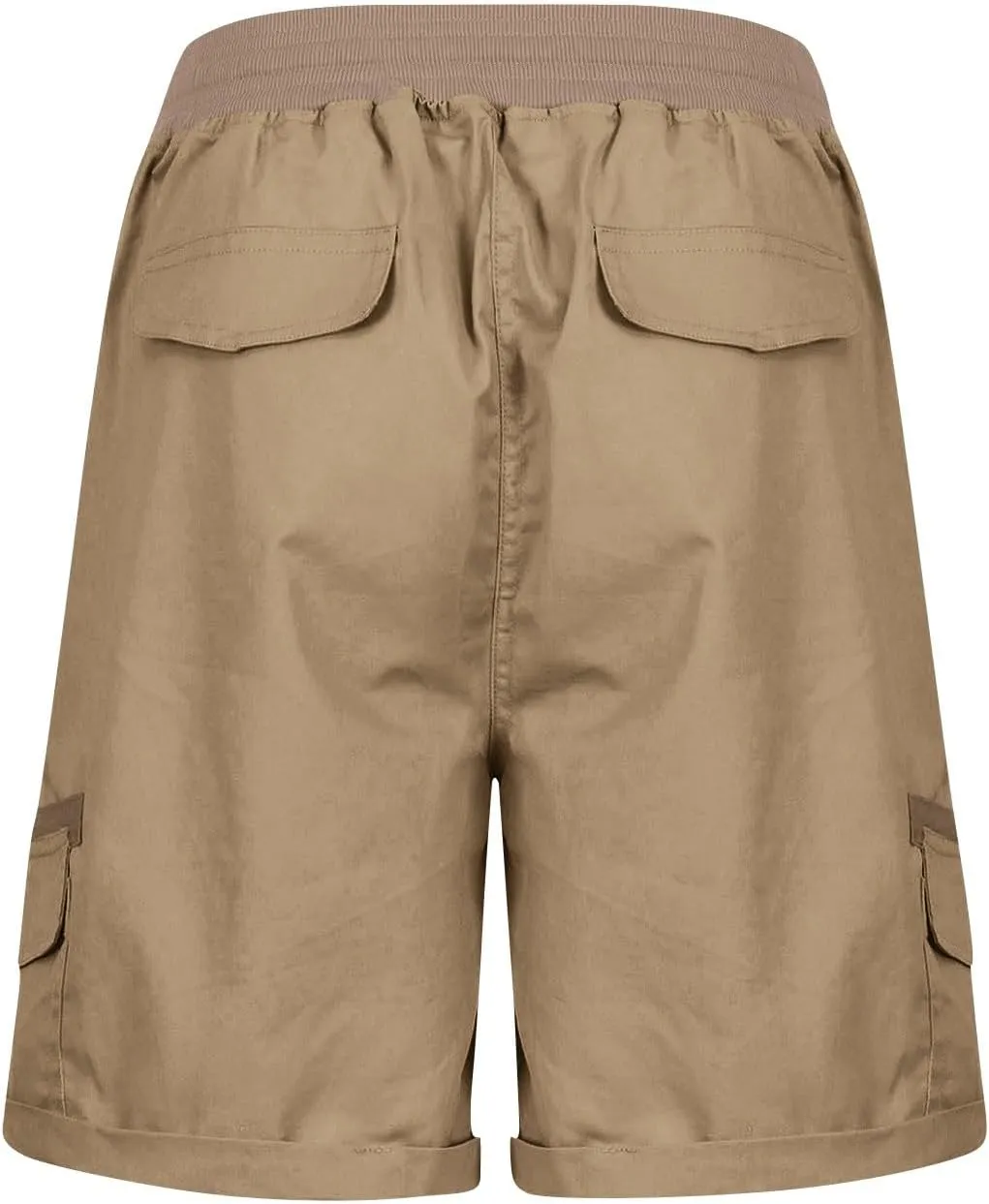 Bermuda Shorts for Women Trendy Y2K High Waisted Baggy Cargo Shorts with Pockets 7 Inch Inseam Cotton Hiking Shorts