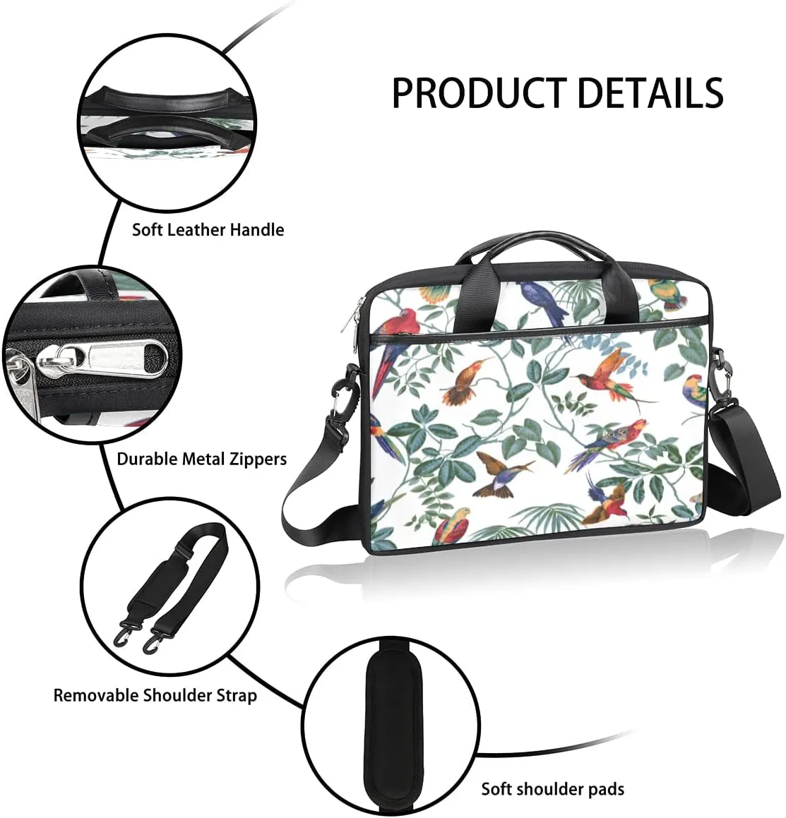 Billiards Sport Laptop Shoulder Messenger Bag Waterproof Laptop Briefcase with Handle and Padded Strap Case Sleeve