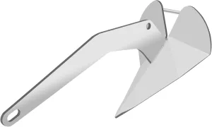 Boat Anchor, 316 Stainless Steel Delta-Style Anchor Wing Style Triangle Anchor for Boat Mooring on The Beach
