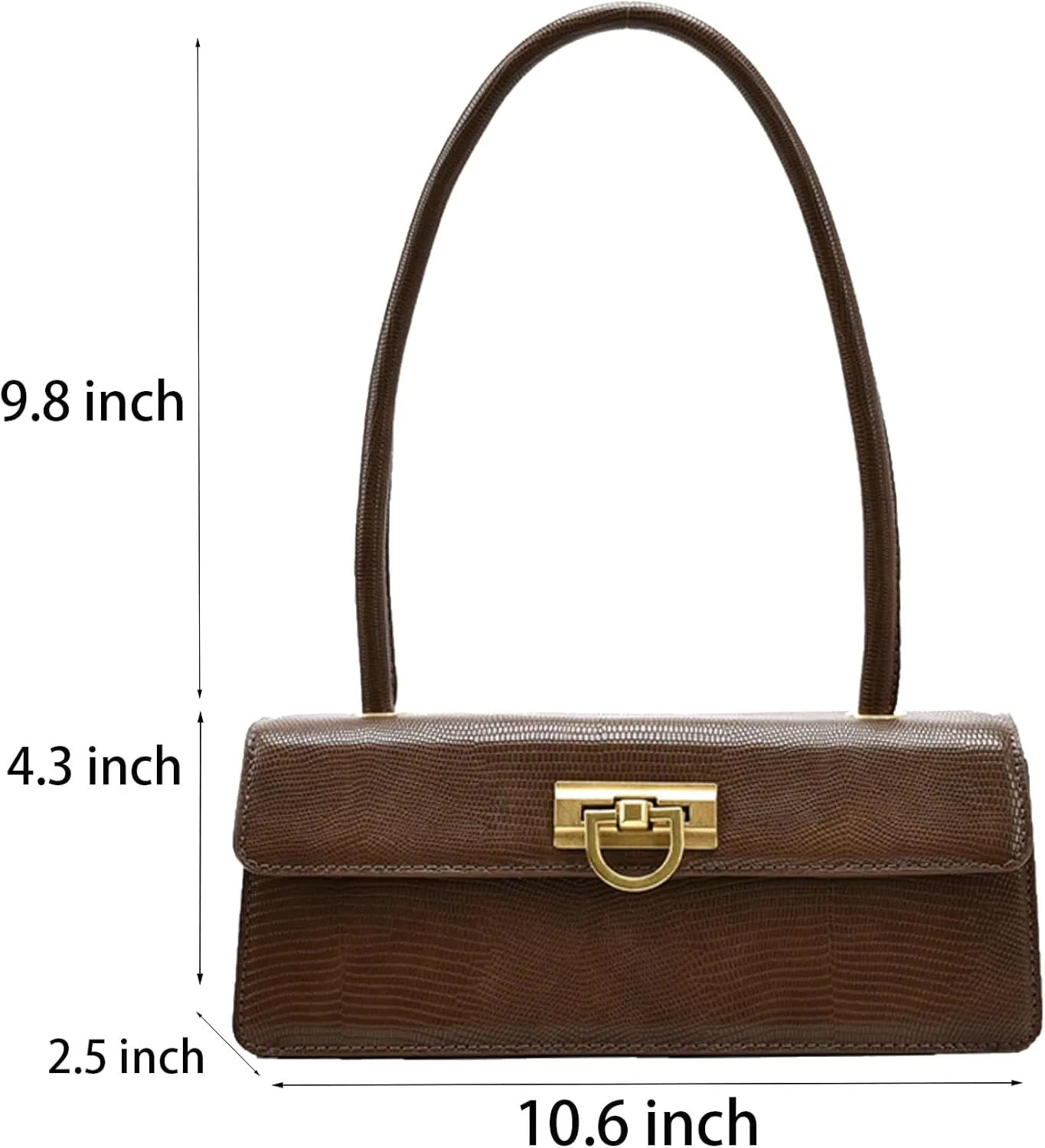 Brown Purses for Women Black Shoulder Purse Vintage Bags Trendy Women's Red Small Tote Handbags
