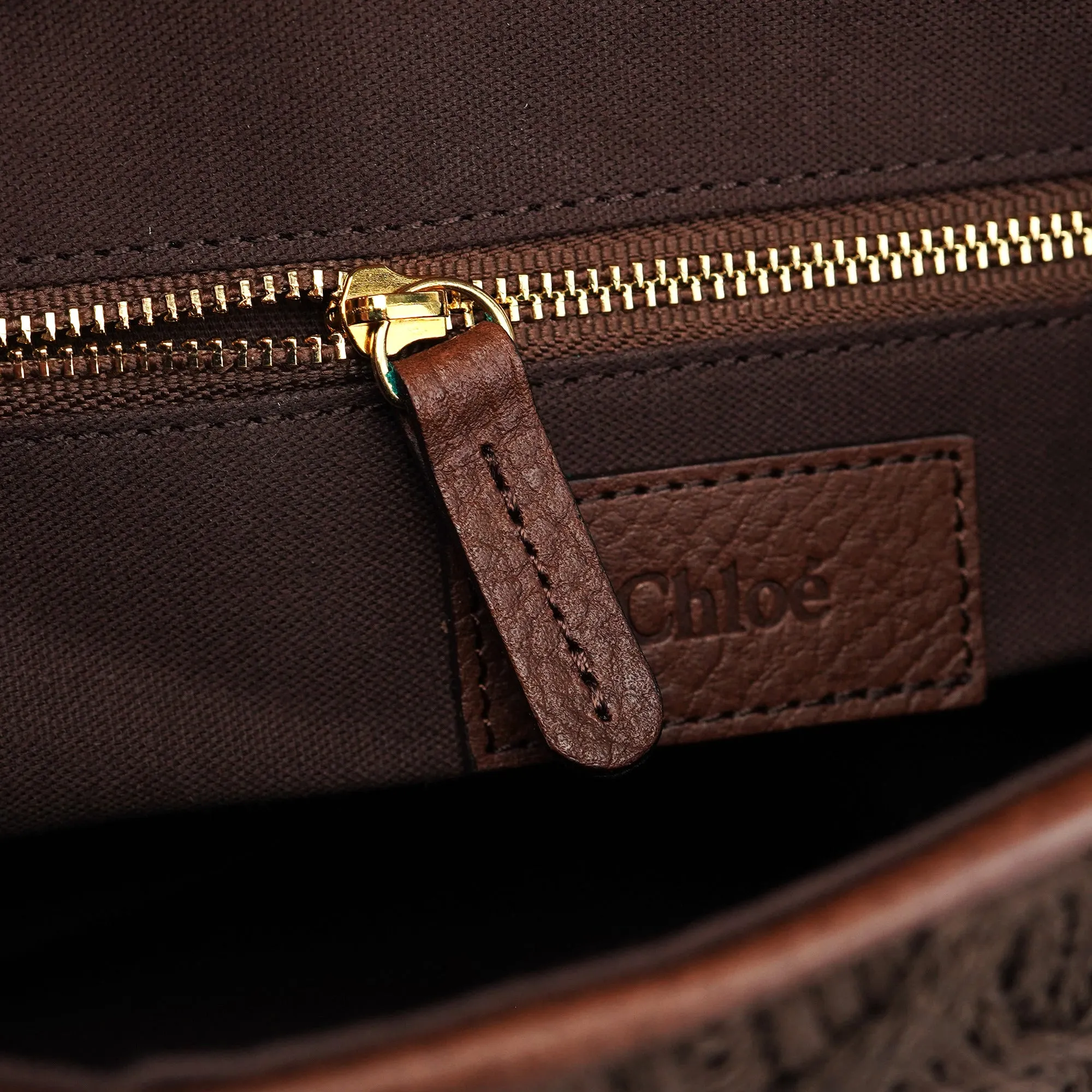 Brown Virgin Wool Shoulder Bag