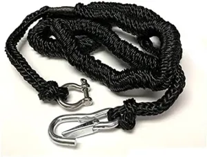 Bungee Black Boat Anchor Line (7' - 22')