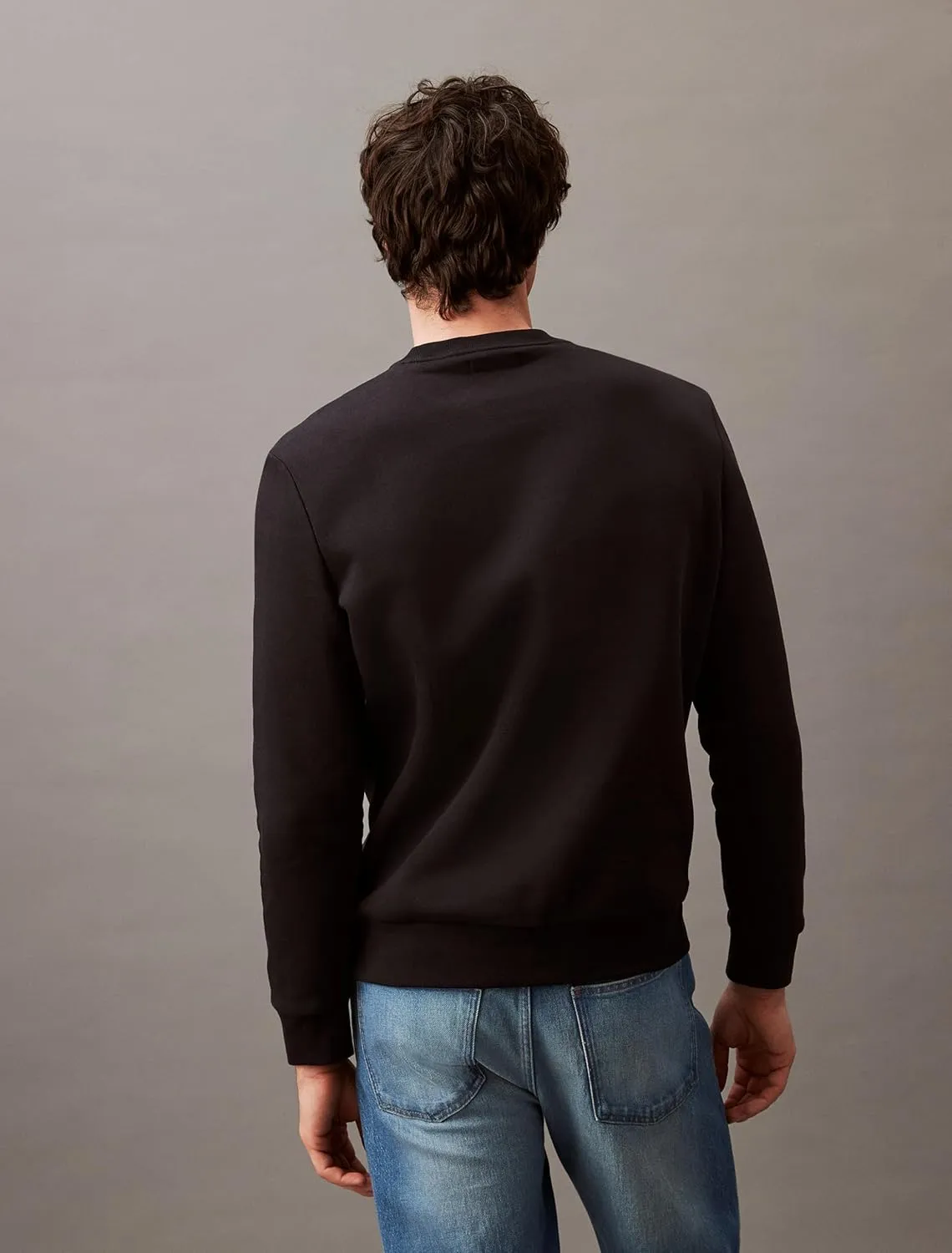 Calvin Klein Men's Monogram Logo Crewneck Sweatshirt