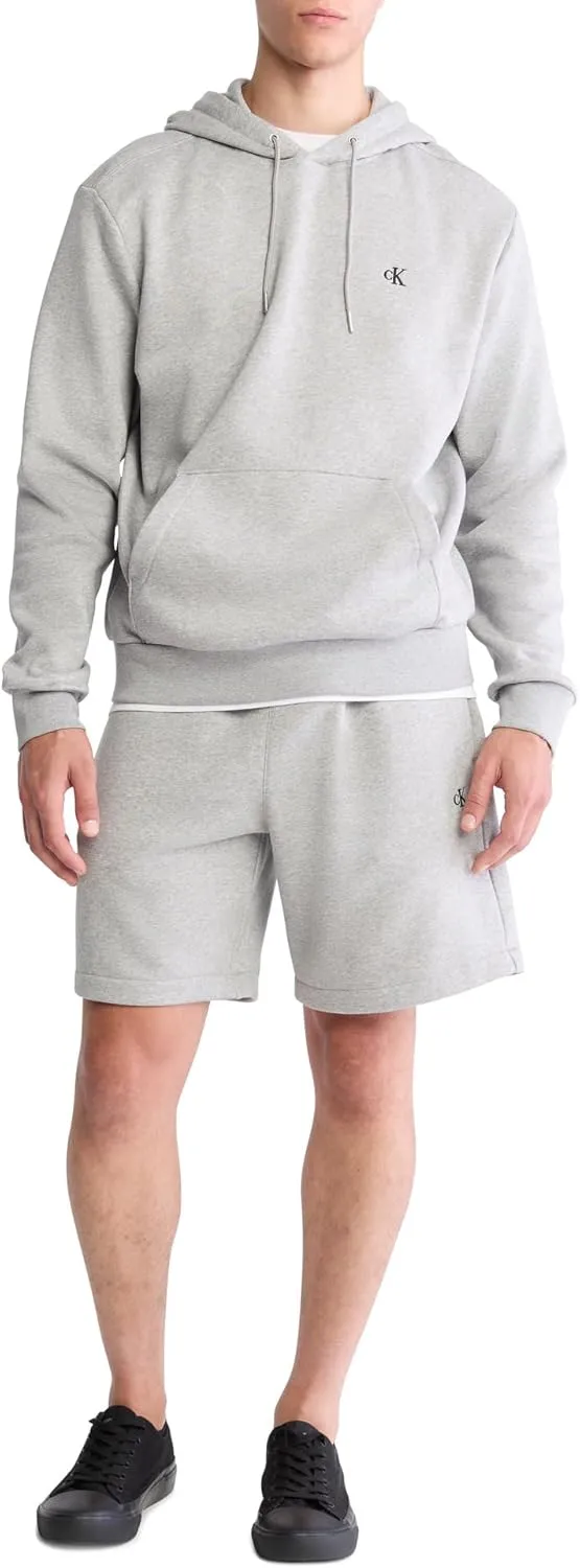 Calvin Klein Men's Monogram Logo Fleece Hoodie