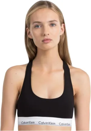 Calvin Klein Women's CK One Cotton Lightly Lined Bralette (US, Alpha, Small, Regular, Regular, Black(qp3264-001)/B)