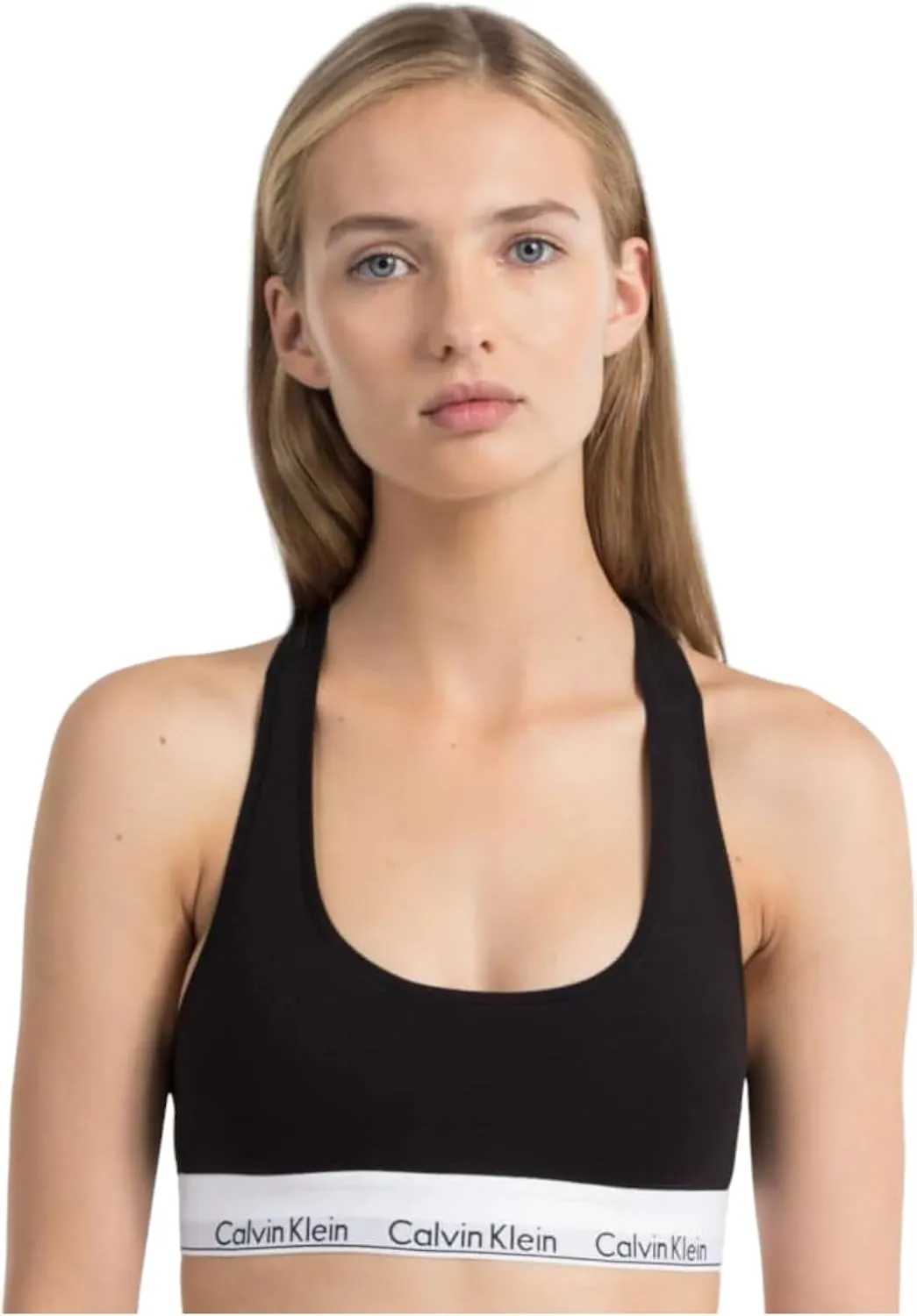 Calvin Klein Women's CK One Cotton Lightly Lined Bralette (US, Alpha, Small, Regular, Regular, Black(qp3264-001)/B)