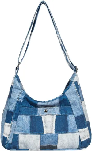 Canvas Crossbody Bag for Women Large Capacity Shoulder Bag Retro Messenger Bag Casual Tote Bag Handbag Satchel Bag