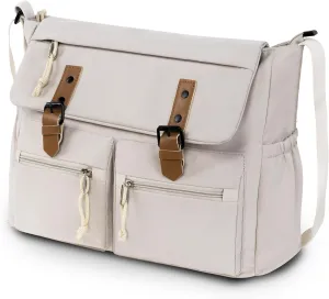 Canvas Messenger Bag for Men Women,Crossbody Shoulder Bag Travel Messenger Canvas Shoulder Work Daily Vintage
