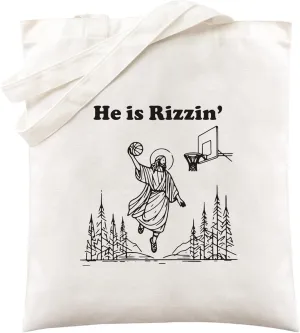 Canvas Shoulder Tote Bag for Men Women - Easter Graphic Unisex Reusable Grocery Bags