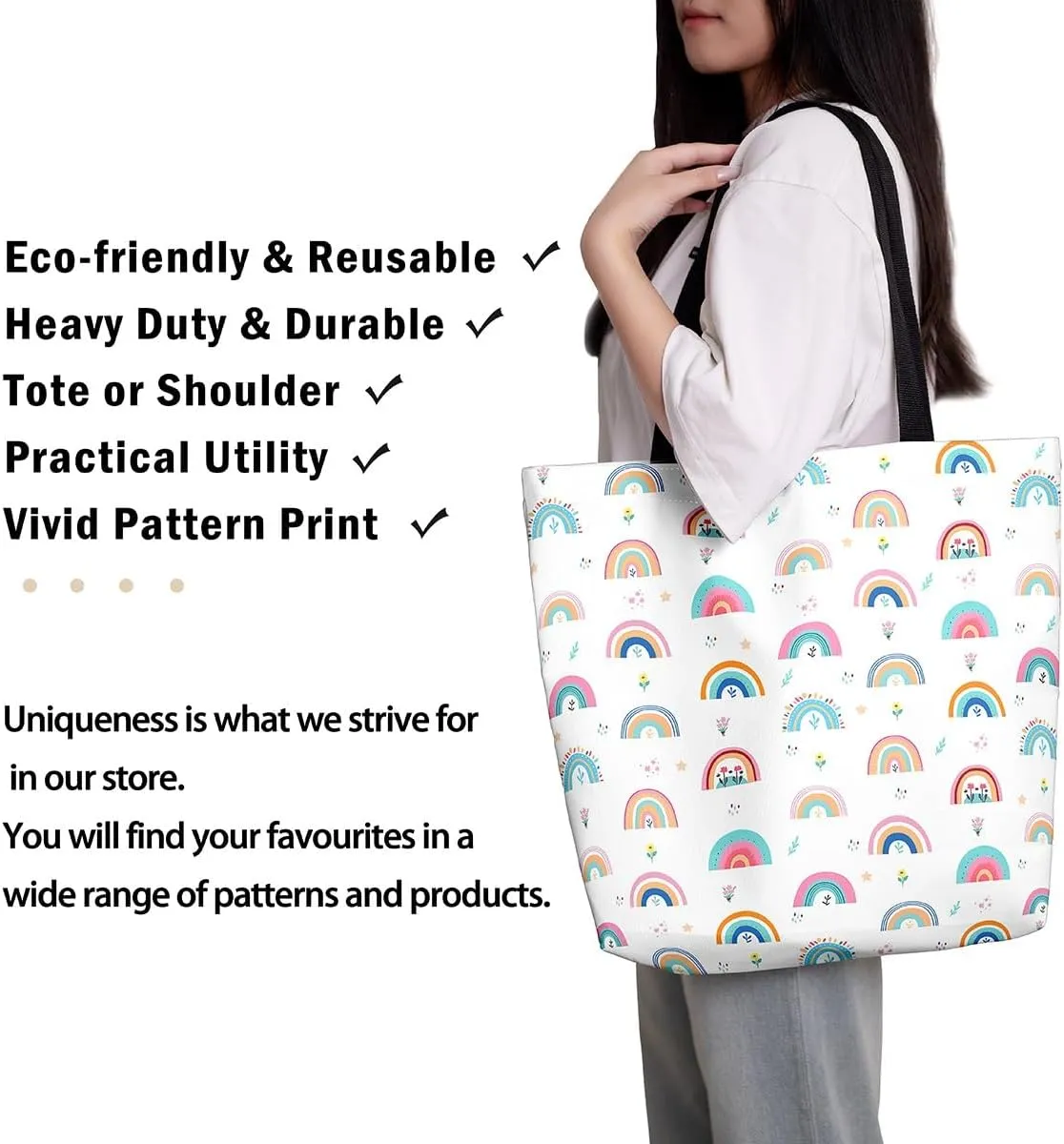 Cartoon Axolotl Canvas Tote Bag,Nautical Sea Animal Casual Reusable Handbag Ocean Fish Sandproof Beach Bag