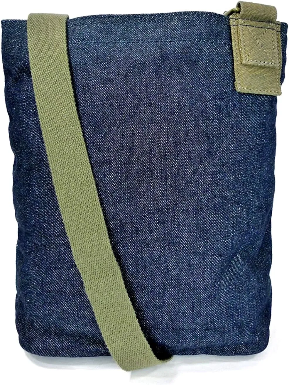 CHALA Patch Cross-Body Women Handbag, Canvas Messenger Bag Denim