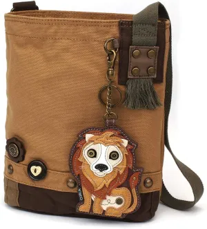 Chala Patch Cross-Body Women Handbag Canvas Messenger Bag