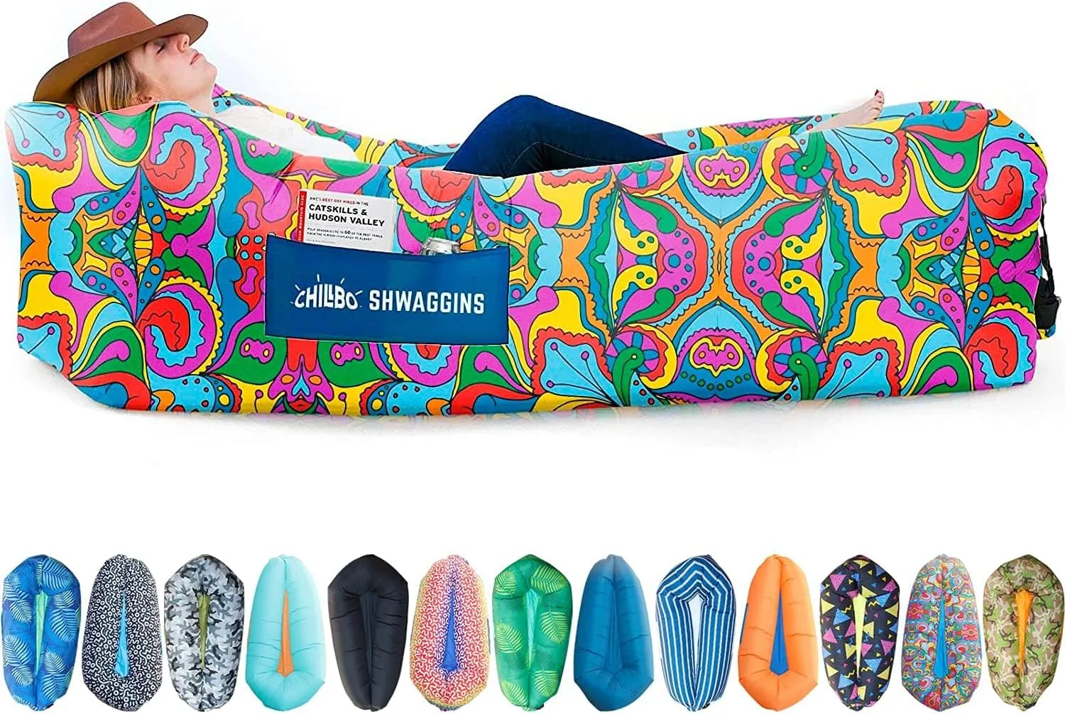 Chillbo Inflatable Couch – Cool Inflatable Chair. Upgrade Your Camping Accessories. Easy Setup is Perfect for Hiking Gear, Beach Chair and Music Festivals.