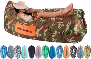 Chillbo Inflatable Couch – Cool Inflatable Chair. Upgrade Your Camping Accessories. Easy Setup is Perfect for Hiking Gear, Beach Chair and Music Festivals.