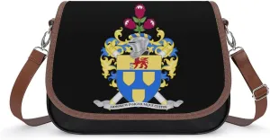 Coat of Arms of The Bureau of Heraldry Womens Messenger Crossbody Bags Small Shoulder Handbags Purse with Adjustable Strap