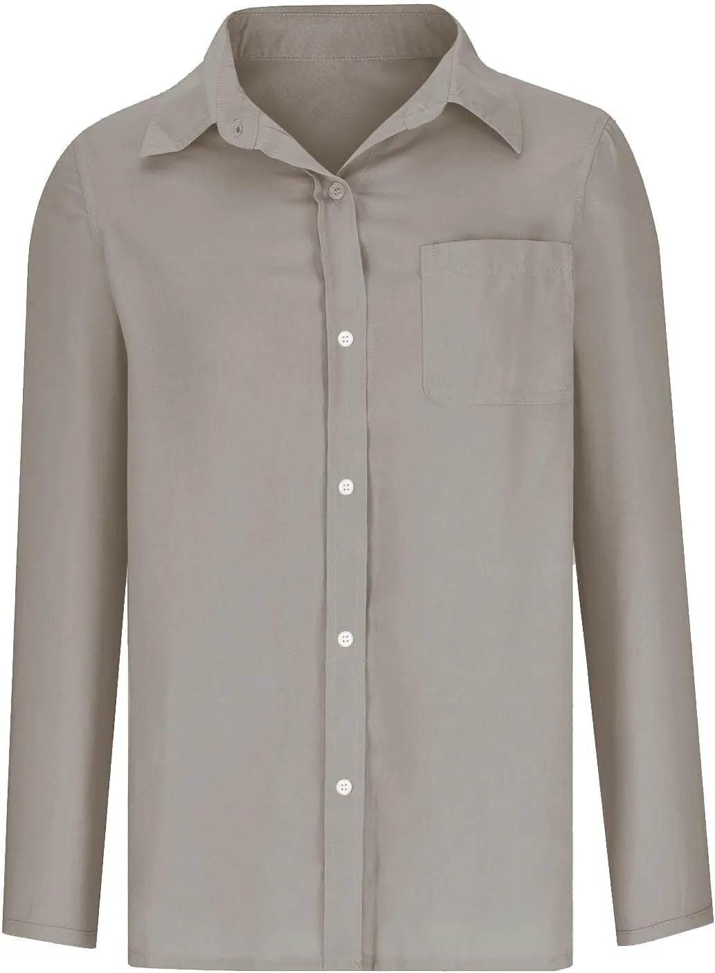 Cotton Linen Shirts for Women Long Sleeve Button Down Oversized Tshirts with Pockets Summer Beach Loose Gauze Tunic