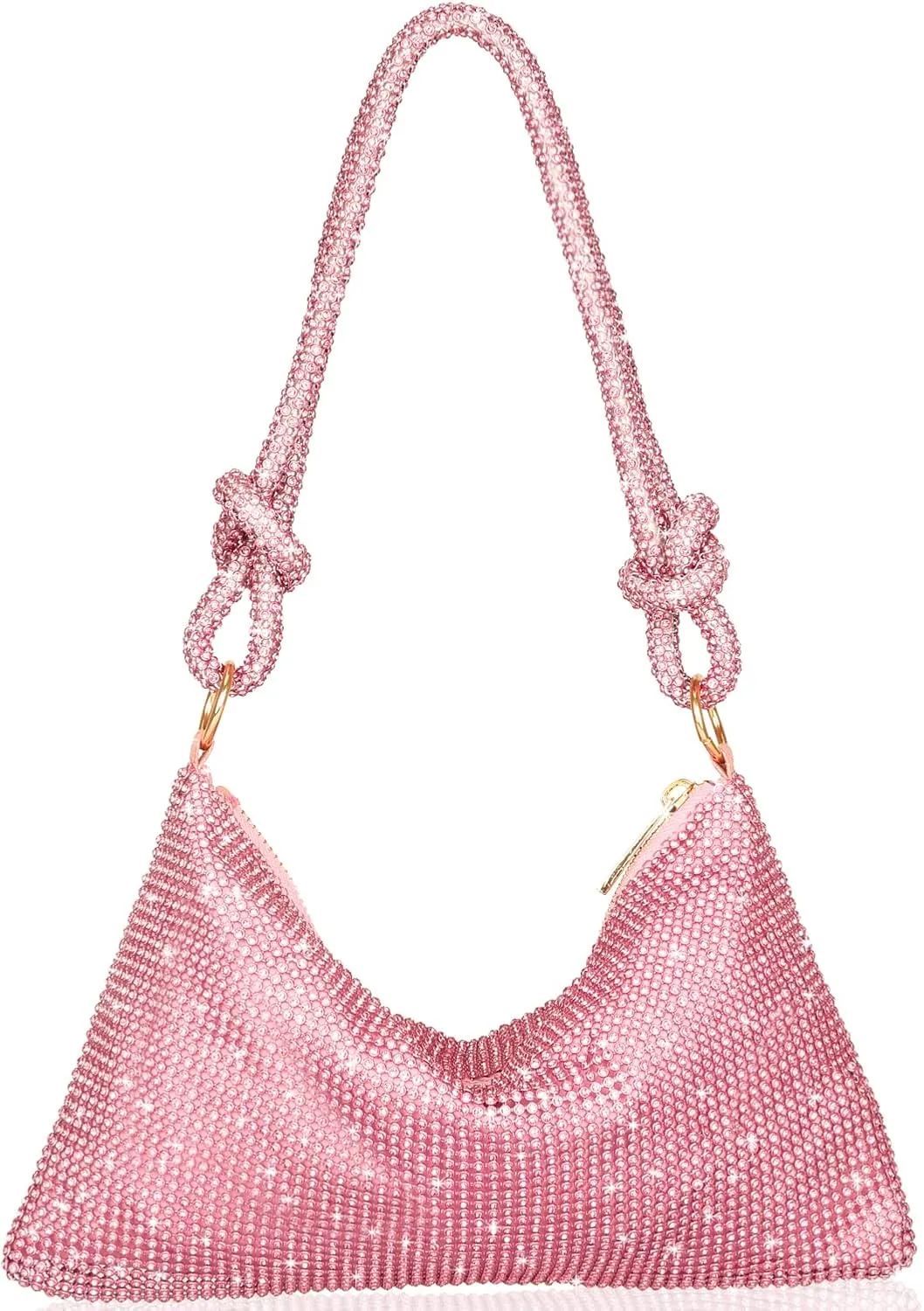 Covelin Womens Fashion Shiny Diamond Handbag Tote Shoulder Evening Bag
