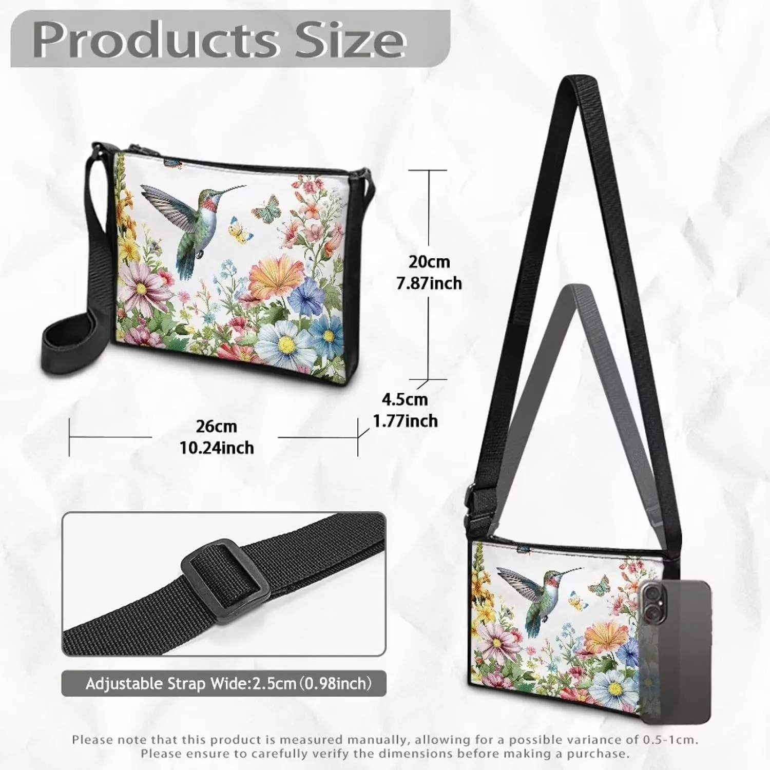 Cross Body Bag for Woman Shoulder Bag Schoolbag Small Handbags Cell Phone Purse Mini Wallet