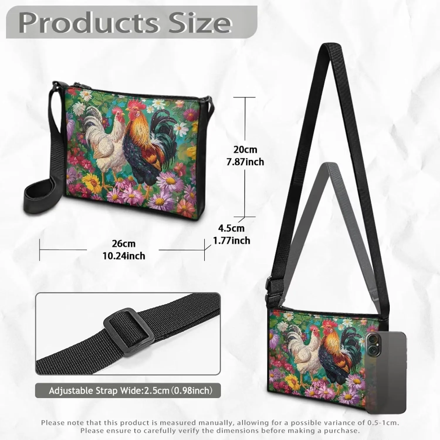 Cross Body Bag for Woman Shoulder Bag Schoolbag Small Handbags Cell Phone Purse Mini Wallet
