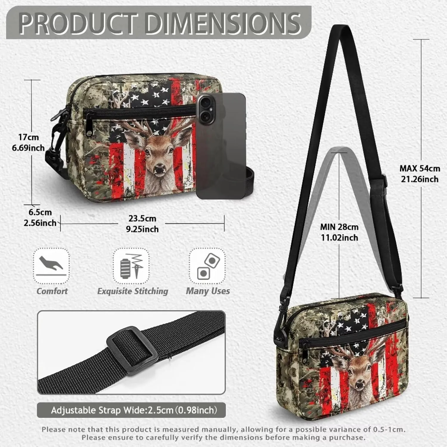 Crossbody Purses for Women with Adjustable Strap for Daliy Use