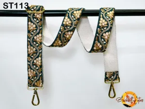 Crossbody Straps Replacement Shoulder Strap Tote Bags Messenger Strap for Purses Embroidered Boho Guitar Strap Handbag Strap Gift for Mother