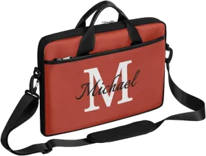 Custom Laptop Bag with Name Personalized Shoulder Bag Lightweight Computer Bag Messenger Bags with Handle