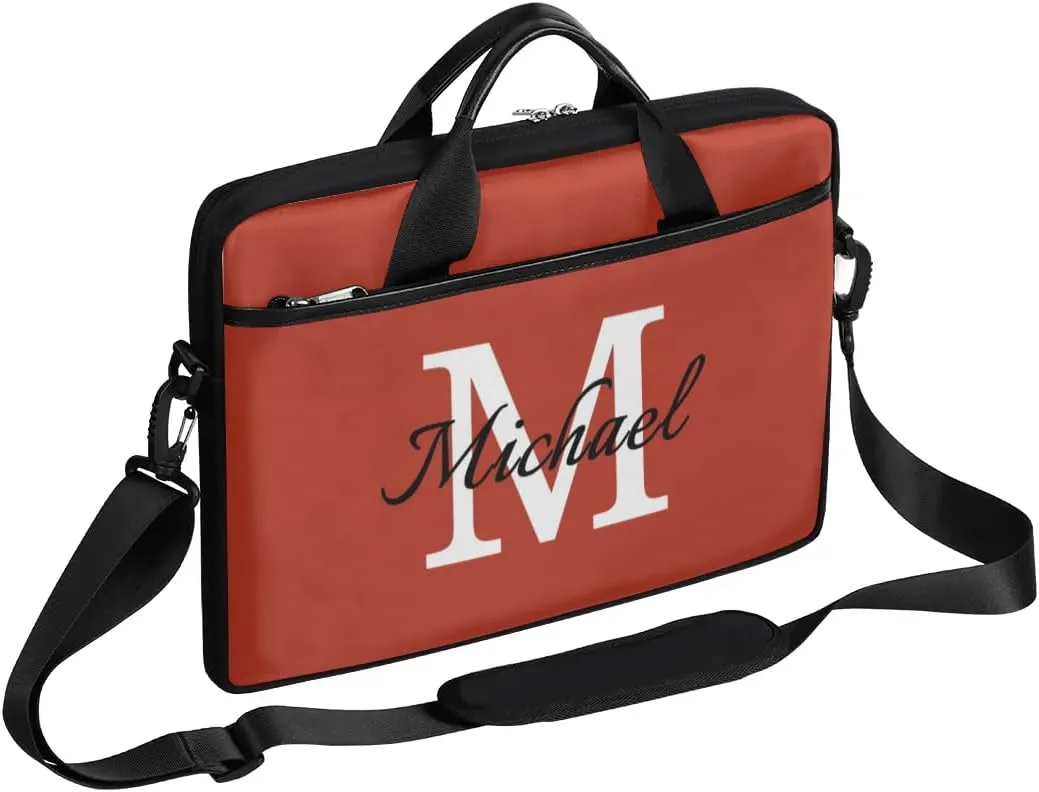 Custom Laptop Bag with Name Personalized Shoulder Bag Lightweight Computer Bag Messenger Bags with Handle