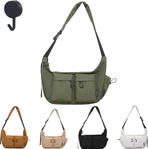 Dallaswind Large Capacity Messenger Canvas Bag, Dallaswind Large Crossbody Bag Shoulder Purse, Vintage Canvas Satchel