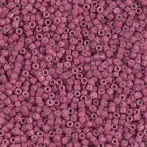 DB 1376, Dyed Opaque Wine - Miyuki Delica Beads - Size 11 - 5 grams - Japanese Cylinder Seed Beads - Wholesale & Retail - Purple