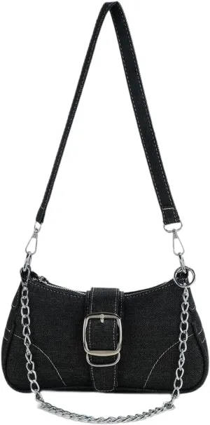 Denim Shoulder Bag Canvas Messenger Bag for Women Tote Bag Casual Hobo Bag Purses Retro Aesthetic Crossbody Bag Handbag