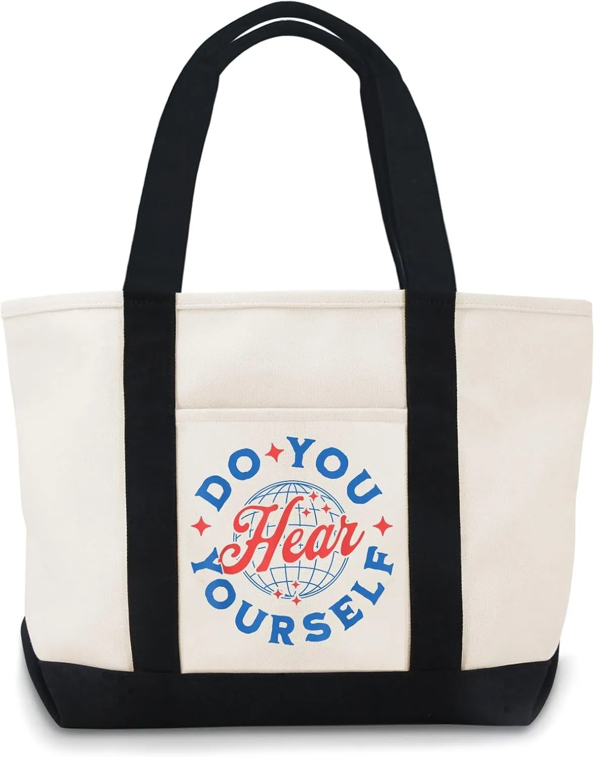 Do You Hear Yourself Canvas Tote Bag Large Canvas Bag Use For Grocery Bags,Shopping Bags