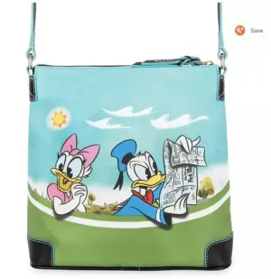 DOONEY & BOURKE DISNEY FRIENDS SKYLINER MESSENGER BAG