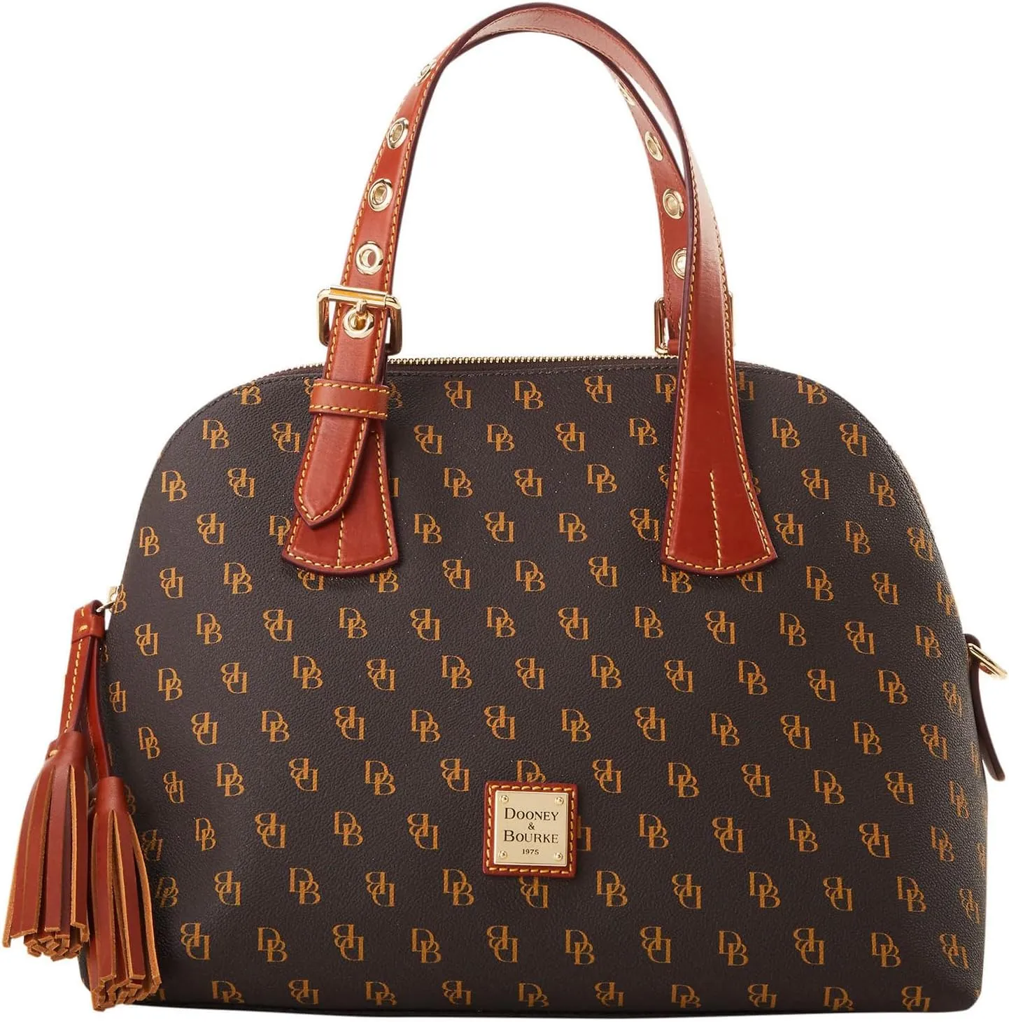 Dooney & Bourke Satchel Handbags for Women, Gretta Audrey Small Satchel Bag with Crossbody Strap