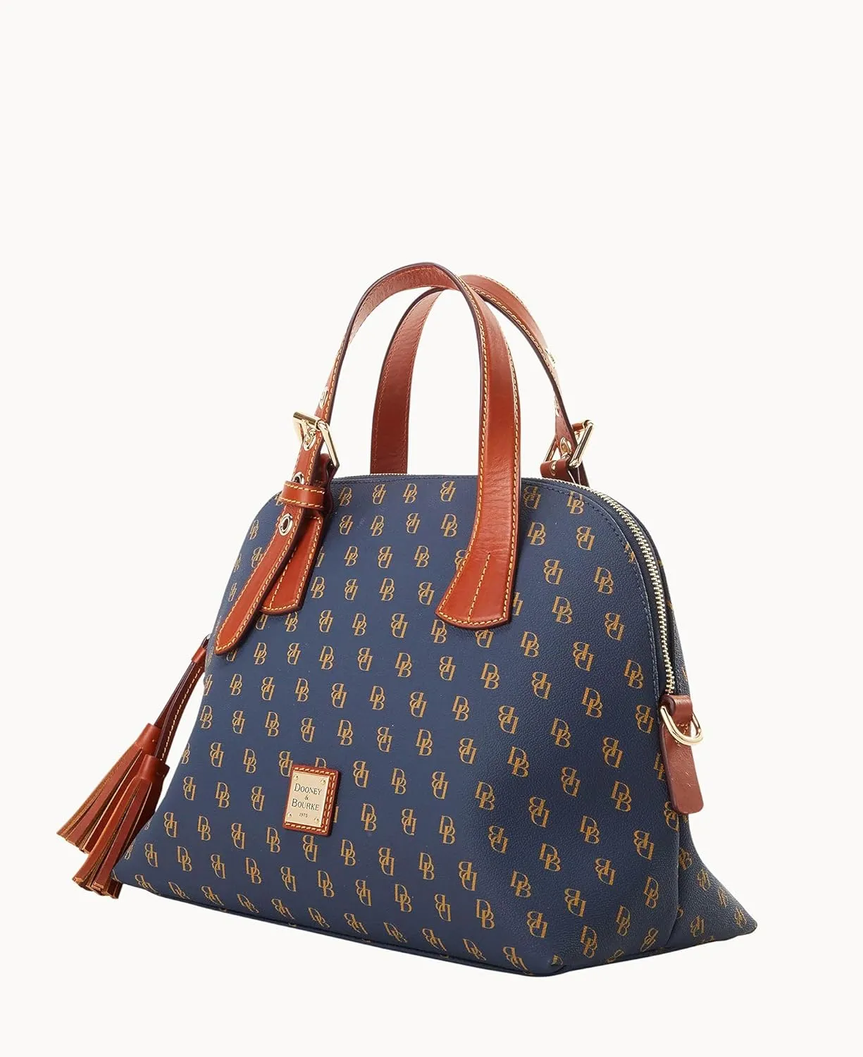 Dooney & Bourke Satchel Handbags for Women, Gretta Audrey Small Satchel Bag with Crossbody Strap