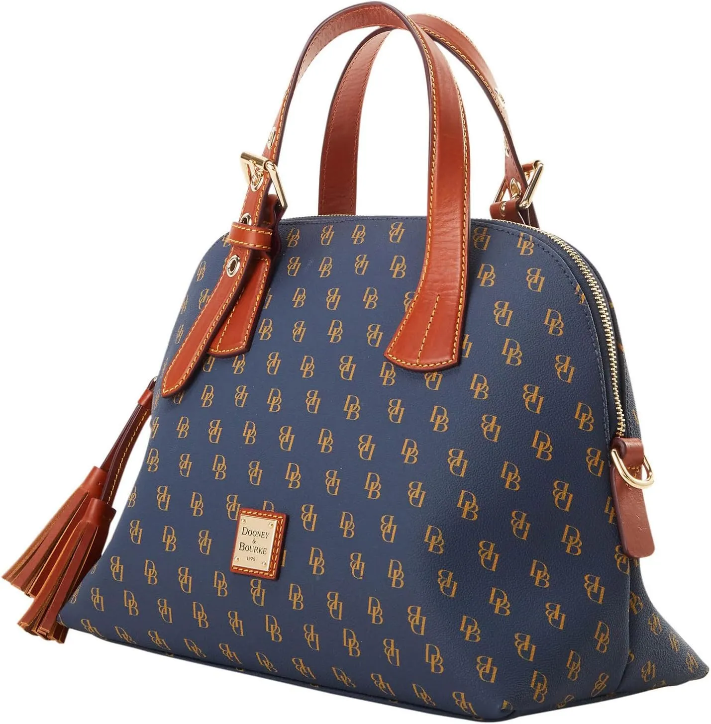 Dooney & Bourke Satchel Handbags for Women, Gretta Audrey Small Satchel Bag with Crossbody Strap