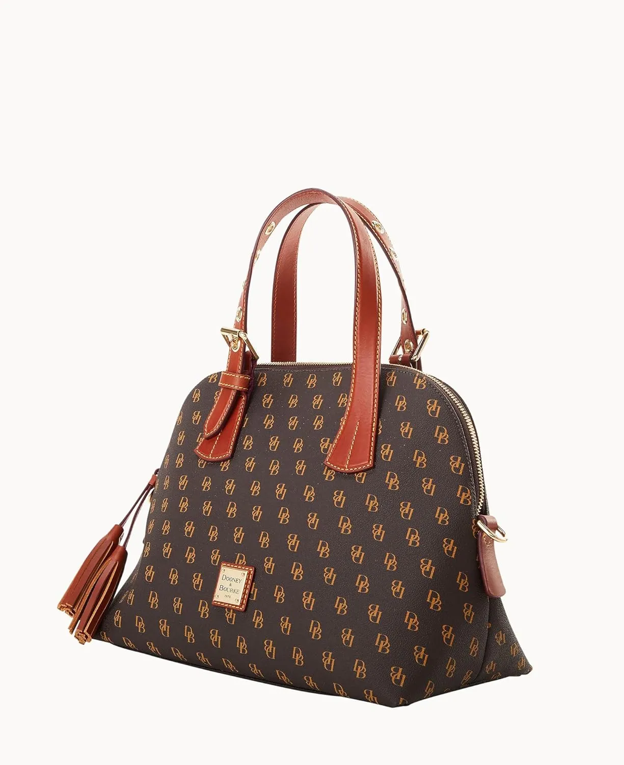 Dooney & Bourke Satchel Handbags for Women, Gretta Audrey Small Satchel Bag with Crossbody Strap